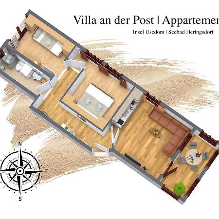 Villa An Der Post Whg 02 塞巴特黑灵斯多夫 外观 照片